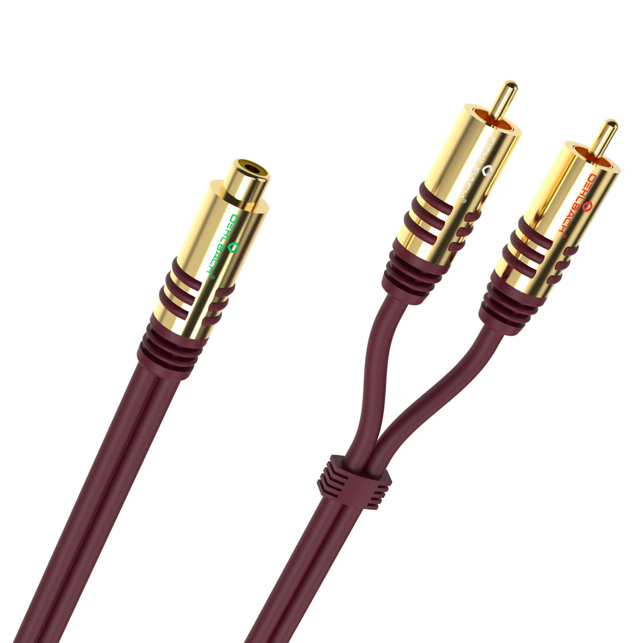 NF Y-SUB ADAPTER Kabel, D1C20560 cm Audio OEHLBACH 20CM, 20 CINCH(W)/2XCINCH