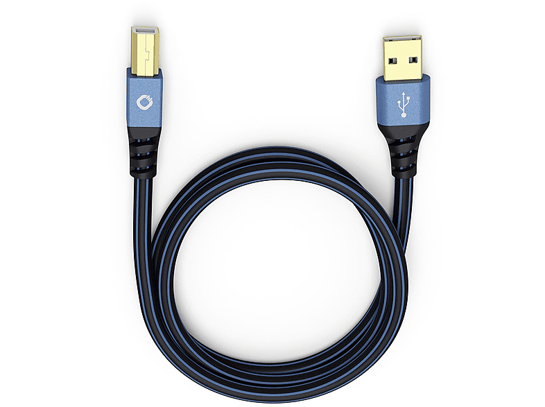 USB 3 m USB-Kabel, OEHLBACH USB-A/USB-B 9343 2.0 3,00M, PLUS