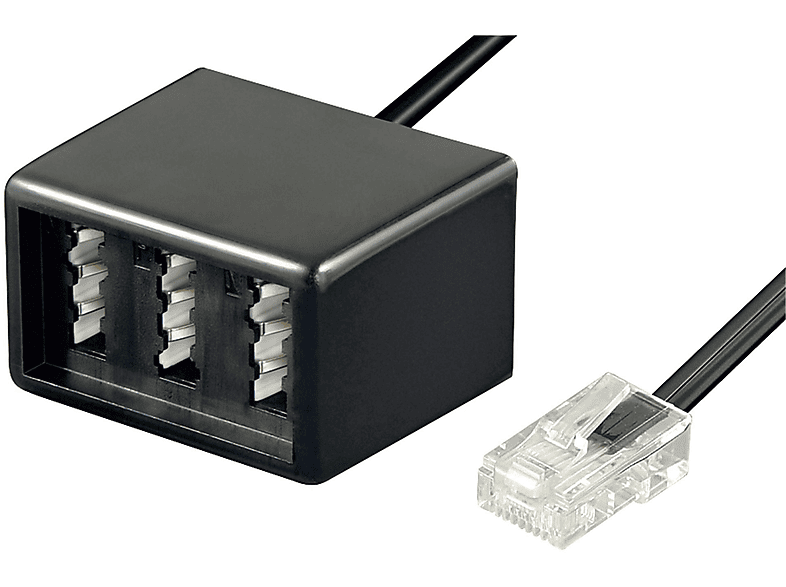 GOOBAY 68025 BLACK, ADAP TAE Adapter, NFF cm TEL - RJ45 20