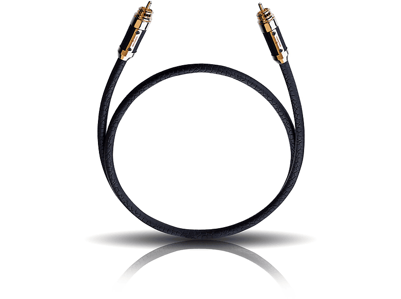 OEHLBACH 13823 XXL BLACK CONNECTION DIGITALKABEL 0,75M, Cinchkabel, 75 cm