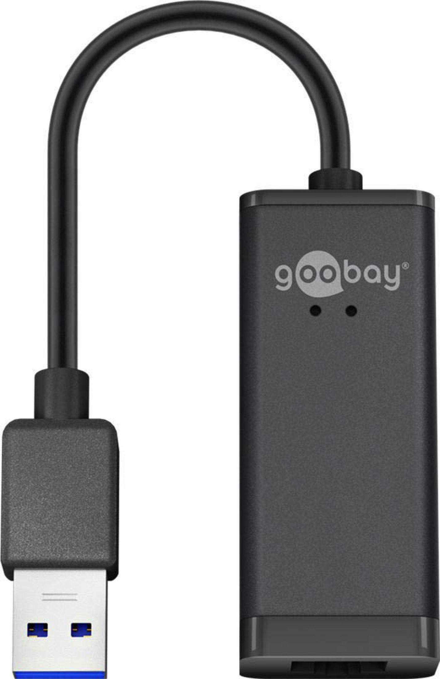 GIGABIT, GOOBAY LAN 3.0 ETHERNET 39038 Netzwerkkonverter USB RJ45