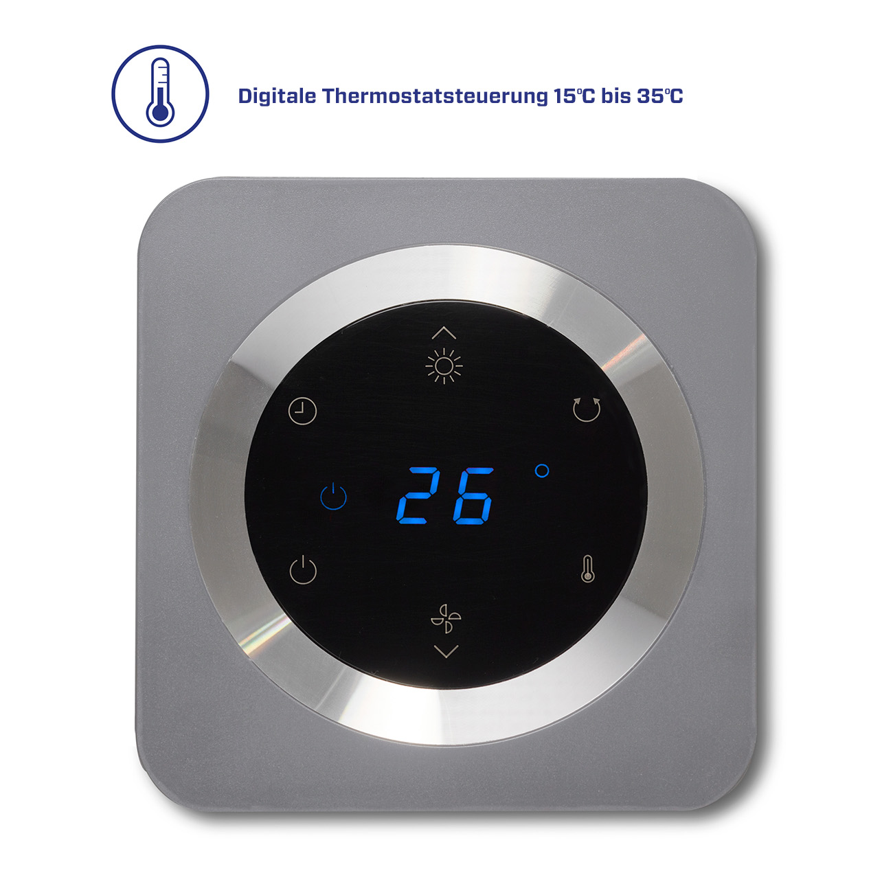 CLEAN AIR OPTIMA 2in1 CA-904G Smart ventilatorkachel Grijs