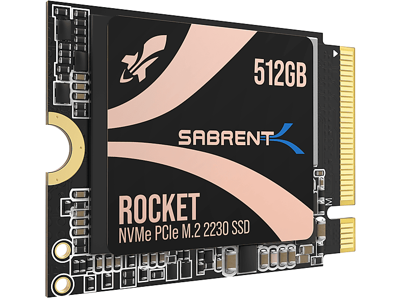 Disco duro SSD interno 512 GB - SABRENT 2231 M.2 NVMe SSD Gen 4