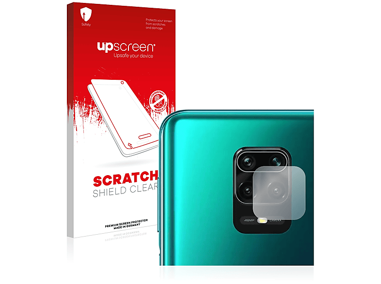 UPSCREEN Kratzschutz klare Schutzfolie(für Xiaomi Redmi Note 9 Pro)