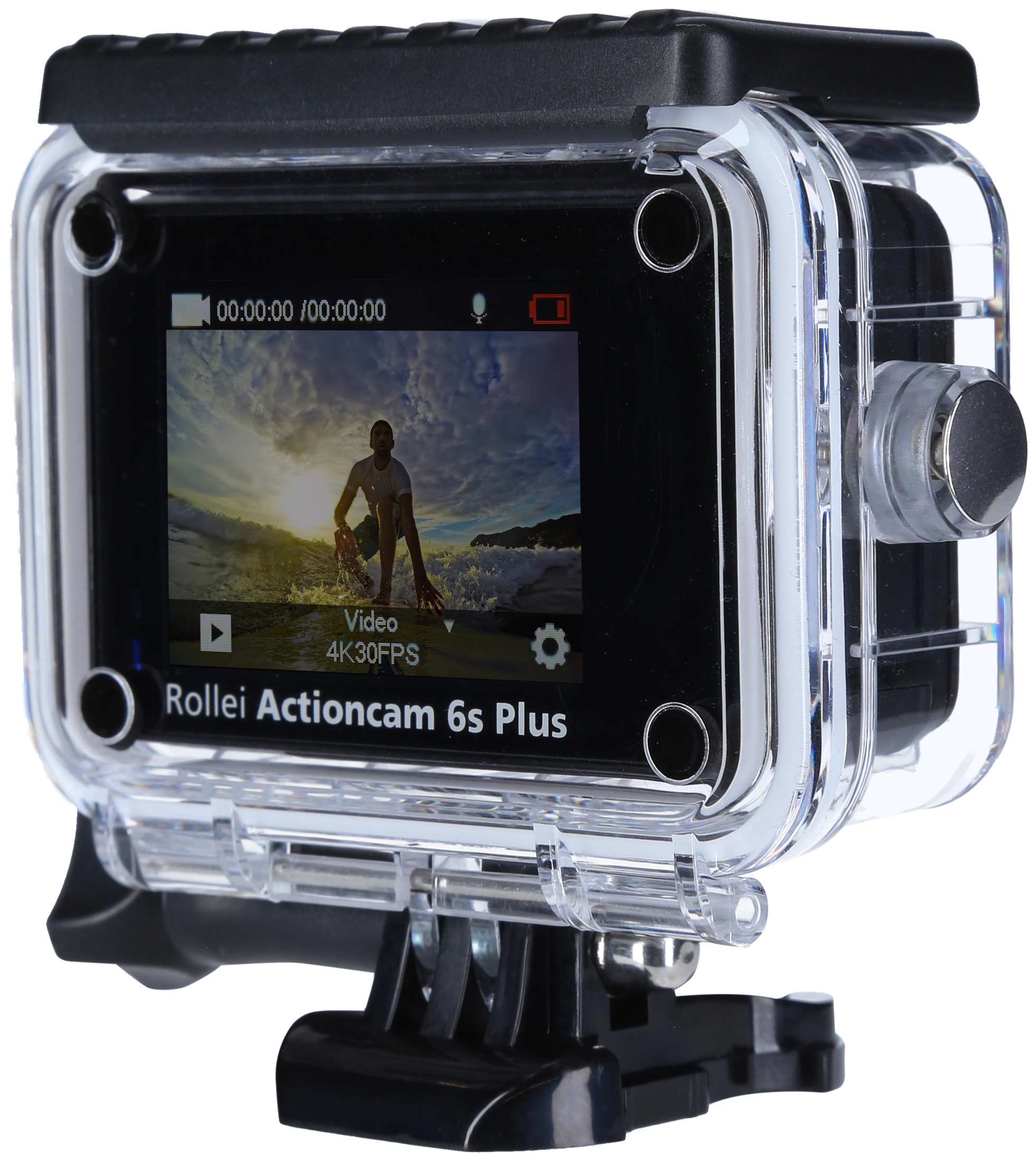ROLLEI 40327 ACTIONCAM 6S PLUS inkl. Actioncam Fernbedienung, Touchscreen WLAN