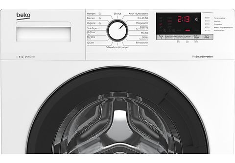 BEKO WLM 81434 NPSA Waschmaschine (8 kg, 1400 U/Min., A) | MediaMarkt