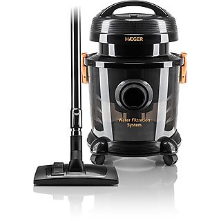 Purificadora de agua con filtro - HAEGER HAEGER Aquaclean 1200, 1200 W, 7 l, Negro