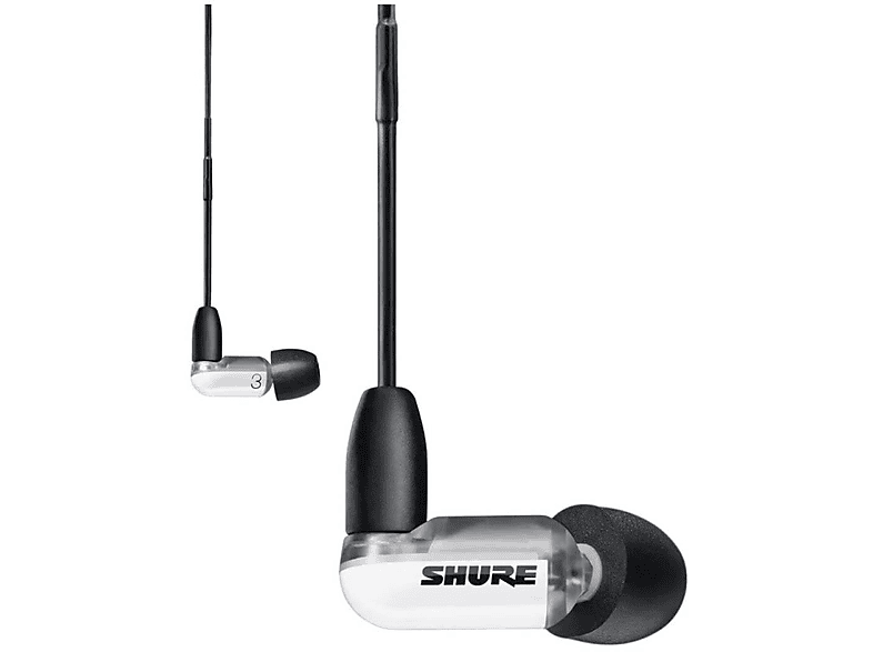 SHURE AONIC 3 WEISS, In-ear Kopfhörer Weiß