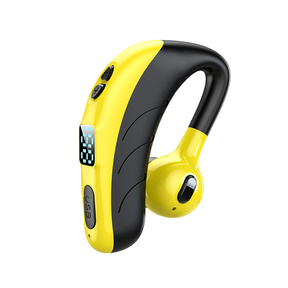 SYNTEK Bluetooth Kopfhörer On-ear earloop Kopfhörer digitale Bluetooth Blau blue Anzeige Bluetooth Geschäftsmodell