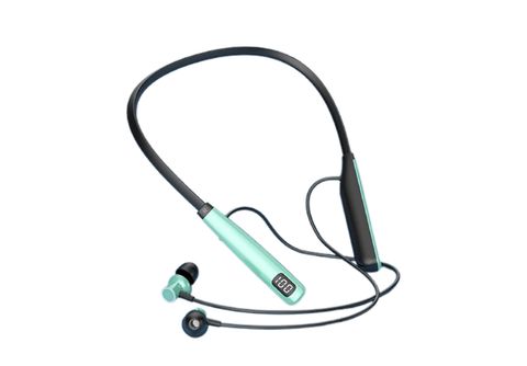 SYNTEK Bluetooth Headset Grün Kabellos Hängend Nacken  Geräuschunterdrückung, In-ear Bluetooth Kopfhörer Bluetooth Grün