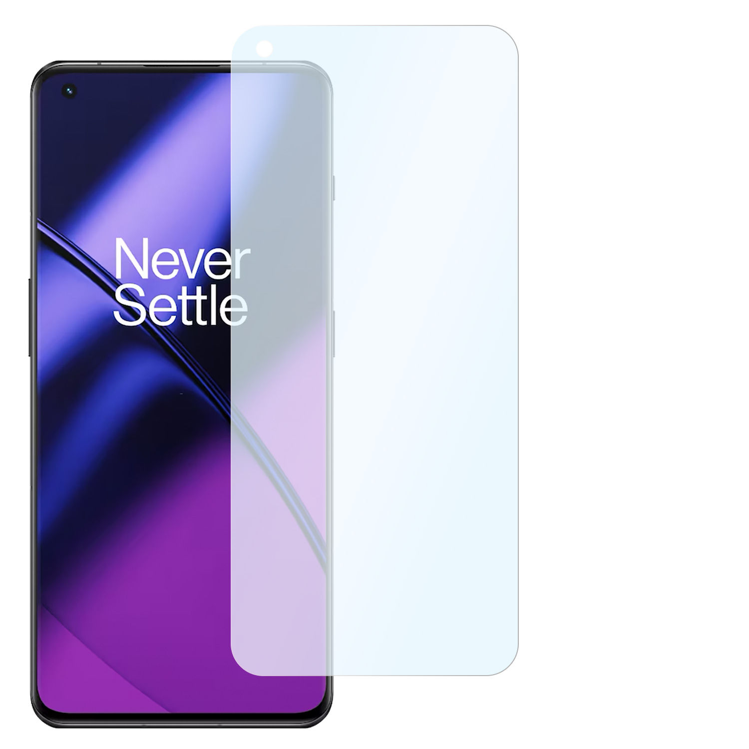 Displayschutz(für Panzerschutz OnePlus SLABO 11 OnePlus Shockproof 5G) 2x