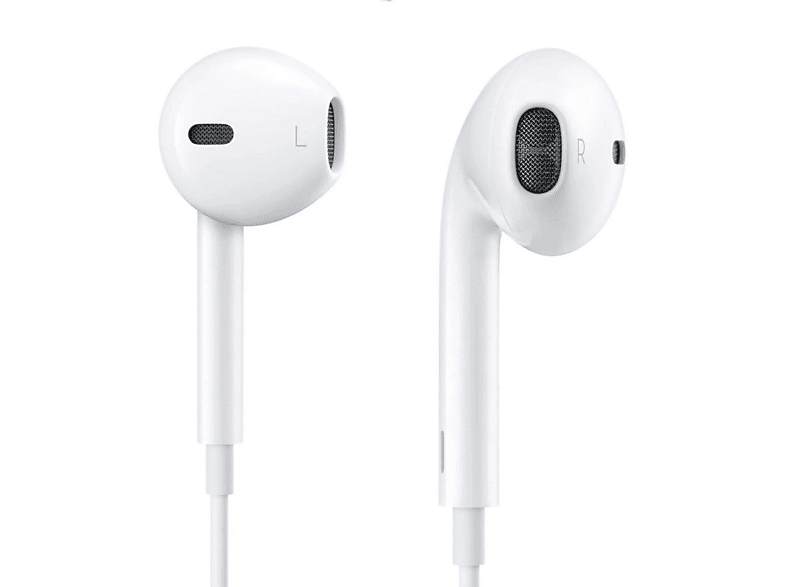 FIRELIA Kopfhörer Für iPhone 5 6 7 8 EarPods iPad Stereo AUX Headset Mikrofon 3,5 Klinke, In-ear Kopfhörer Weiß | In-Ear-Kopfhörer