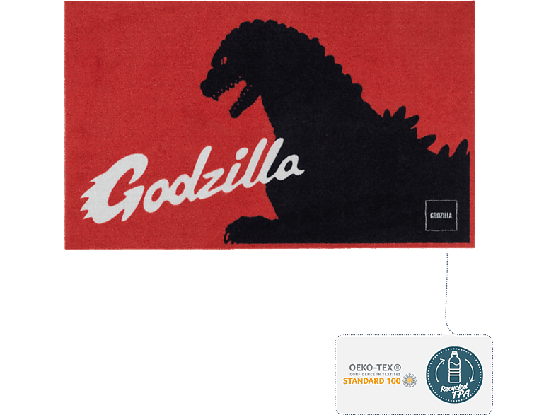 Godzilla Fußmatte Silhouette\