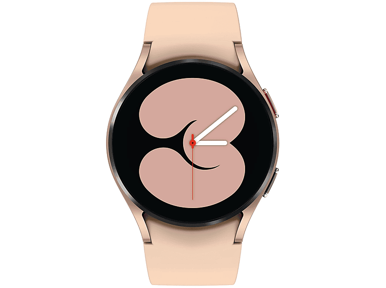 SAMSUNG GALAXY WATCH4 40MM BT PINK GOLD Smartwatch Aluminium Fluorkautschuk S M 130 190 mm Pink Gold