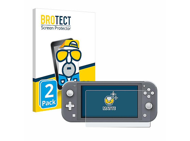 BROTECT 2x matte Schutzfolie(für Nintendo Switch Lite)