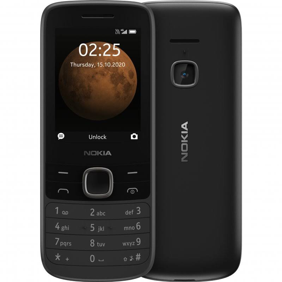 NOKIA HMD black DS 0,06 Dual GB 225 Schwarz SIM GLOBAL 4G