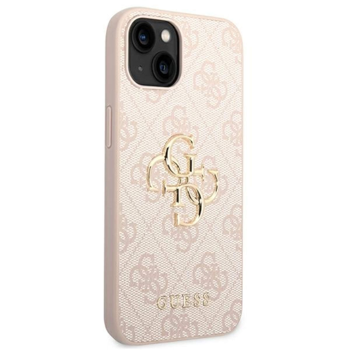 Hülle, Collection Design GUESS Logo Backcover, iPhone Plus, Apple, Pink 14 Metal