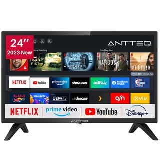 TV LED 32" - ANTTEQ 43LL3C63DAY, HD-ready, 43LL3C63DAY, DVB-T2 (H.265), Negro