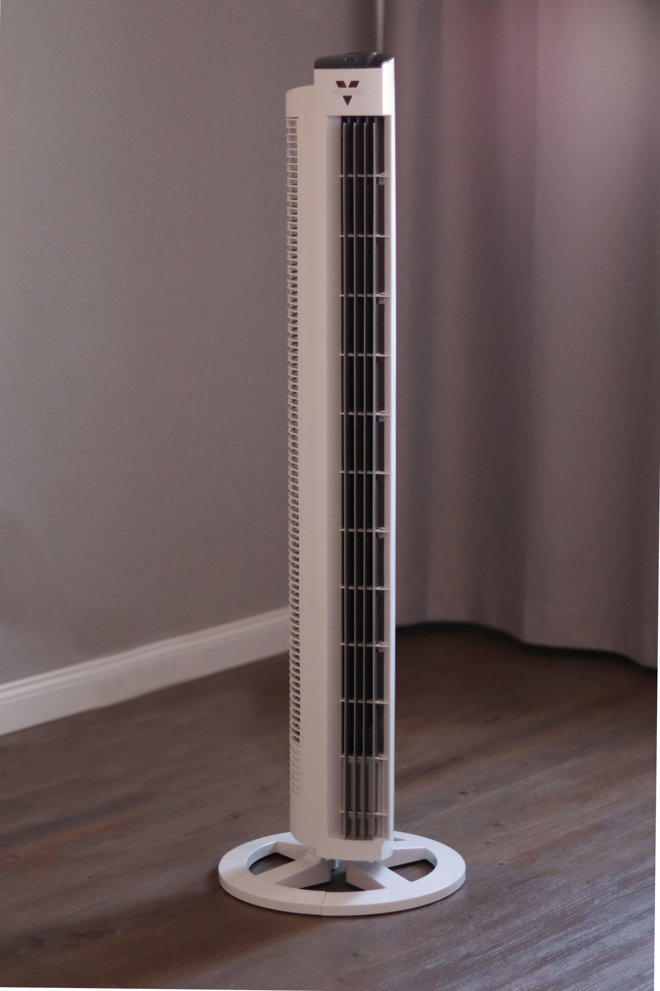 L VORNADO 108 Watt) (82 cm Weiß mit Tower Fernbedienung Standventilator Säulenventilator