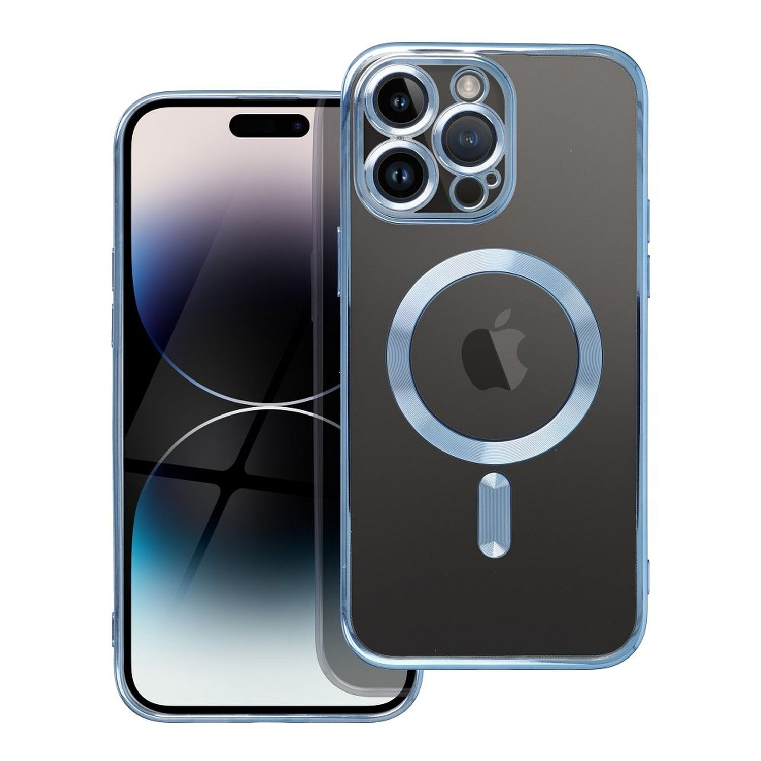 COFI MagSafe Hülle mit Kameraschutz, Backcover, Blau Apple, 13, iPhone