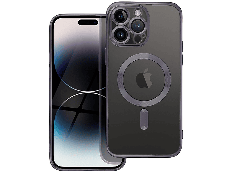 COFI MagSafe Hülle mit Kameraschutz, Backcover, Apple, iPhone 14 Pro, Schwarz