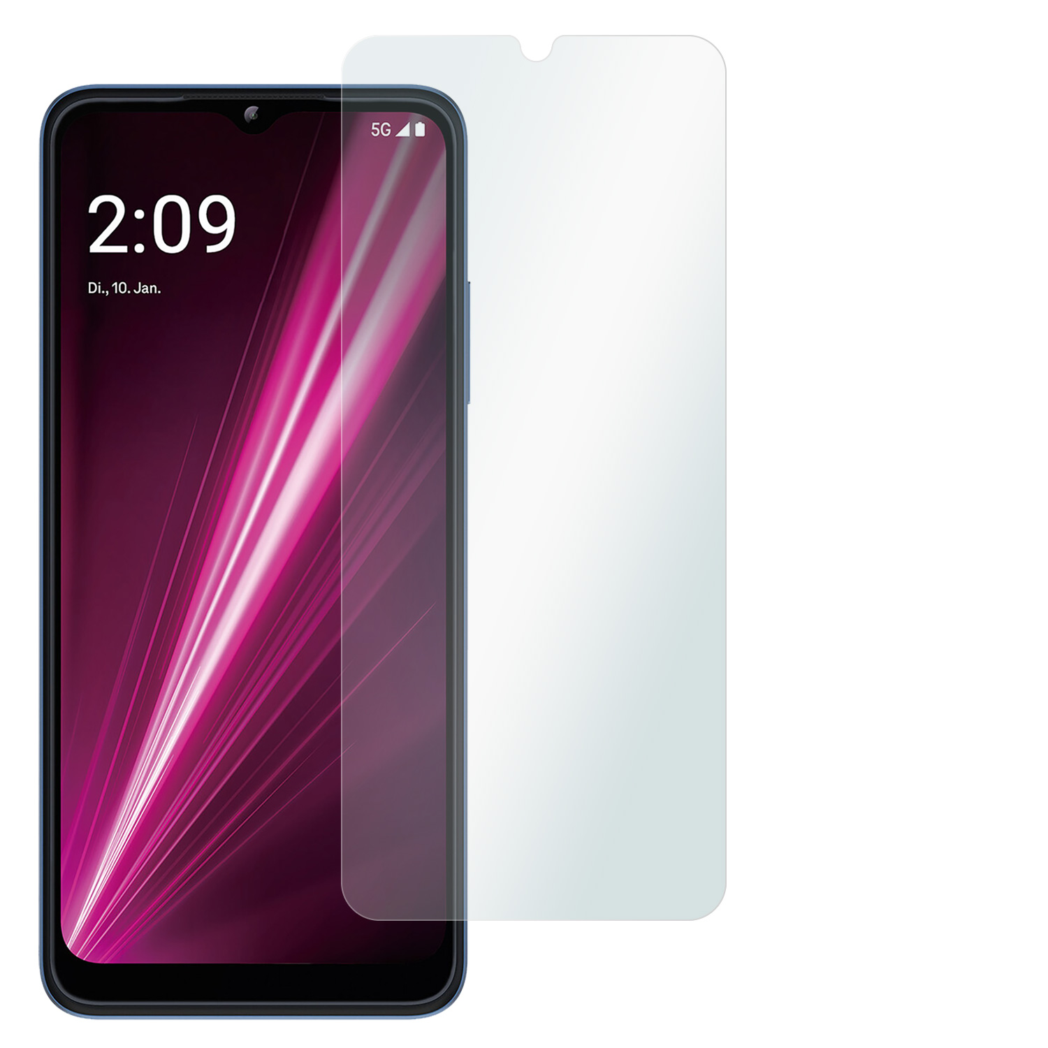 SLABO 4 Clear Telekom Crystal Phone) x Telekom Displayschutz(für T