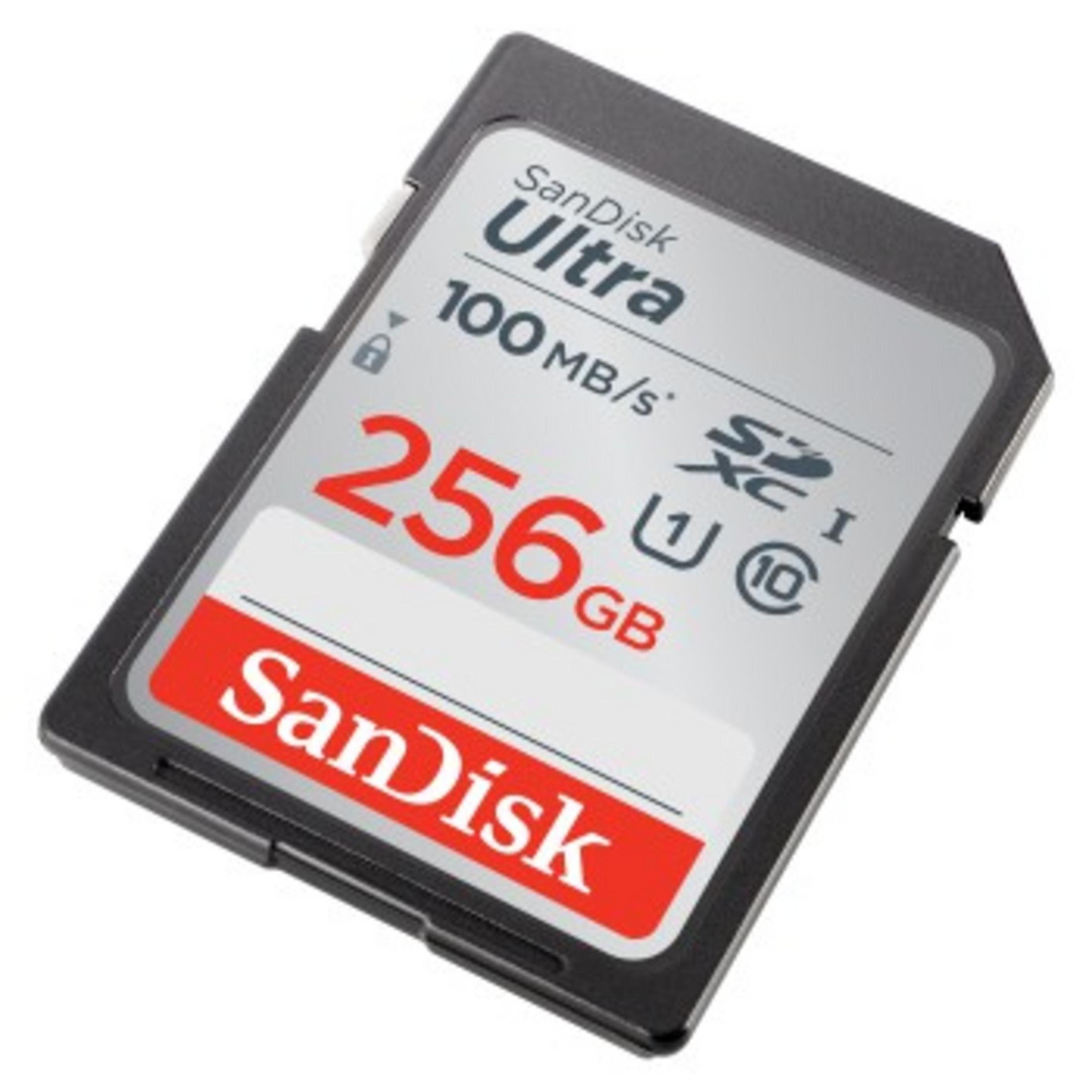 GB, MB/s SDXC 256 UL. Speicherkarte, SANDISK UHS-I, 100MB/S 256GB 100 SDXC SDSDUNR-256G-GN6IN