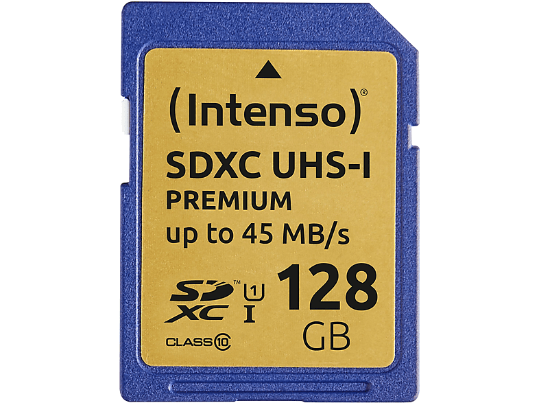 INTENSO 3421491 128GB SDXC UHS-1, SDHC Speicherkarte, 128 GB, 10 MB/s