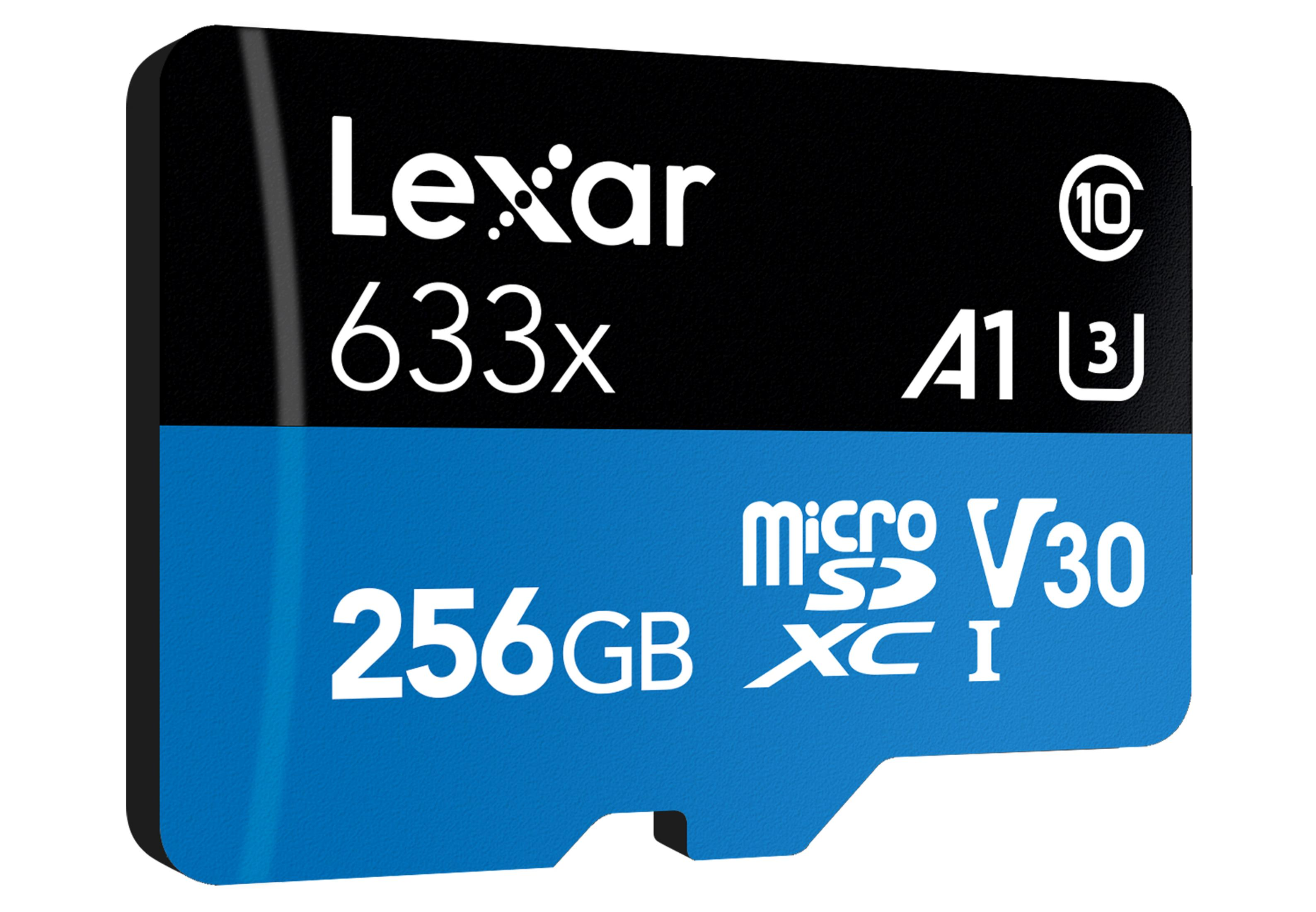 Speicherkarte, MICROSDXC UHS-I 633X GB, MB/s LEXAR 100 Micro-SDXC 256 LSDMI256BBEU633A 256GB,