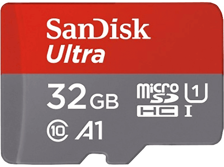 SANDISK 173447 MSDHC ULTRA 32GB, Micro-SDHC Speicherkarte, 32 GB, 98 MB/s