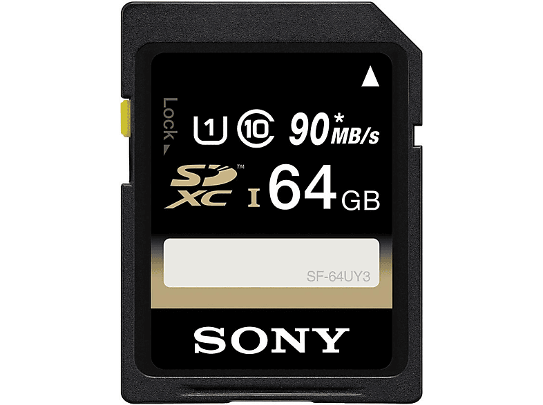 SONY SF64U, 90 MB/s GB, 64 SDXC Speicherkarte