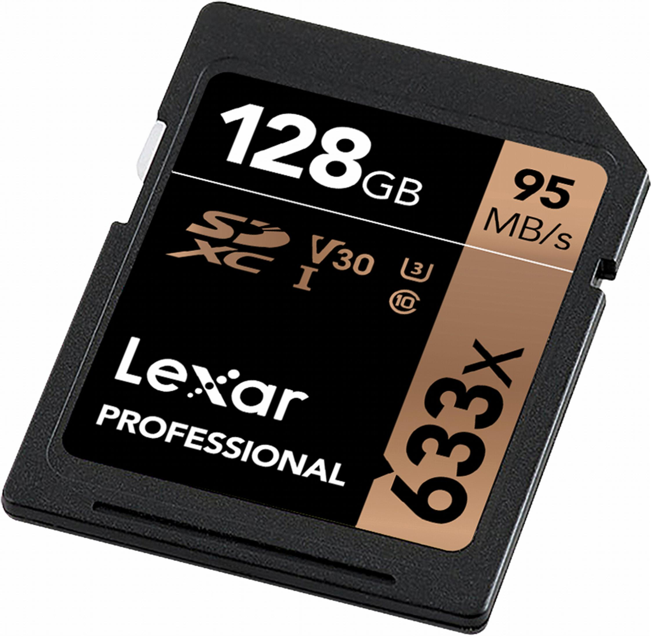 UHS-I SDXC Speicherkarte, MB/s 95 128GB GB, LEXAR CARDS, SDXC 128 LSD128CB633