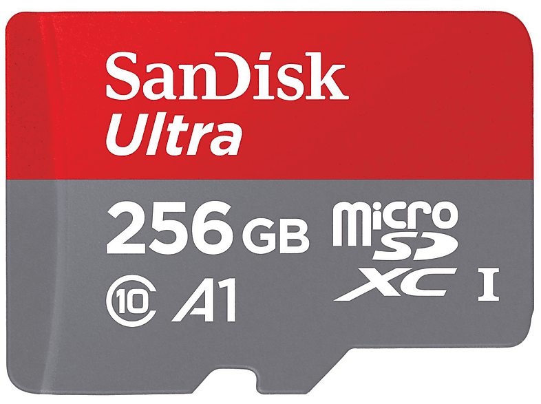 SANDISK 173469 MSDXC ULT. 256GB (100MB/S,UH, Micro-SDXC Speicherkarte, 256 GB, 100 MB/s