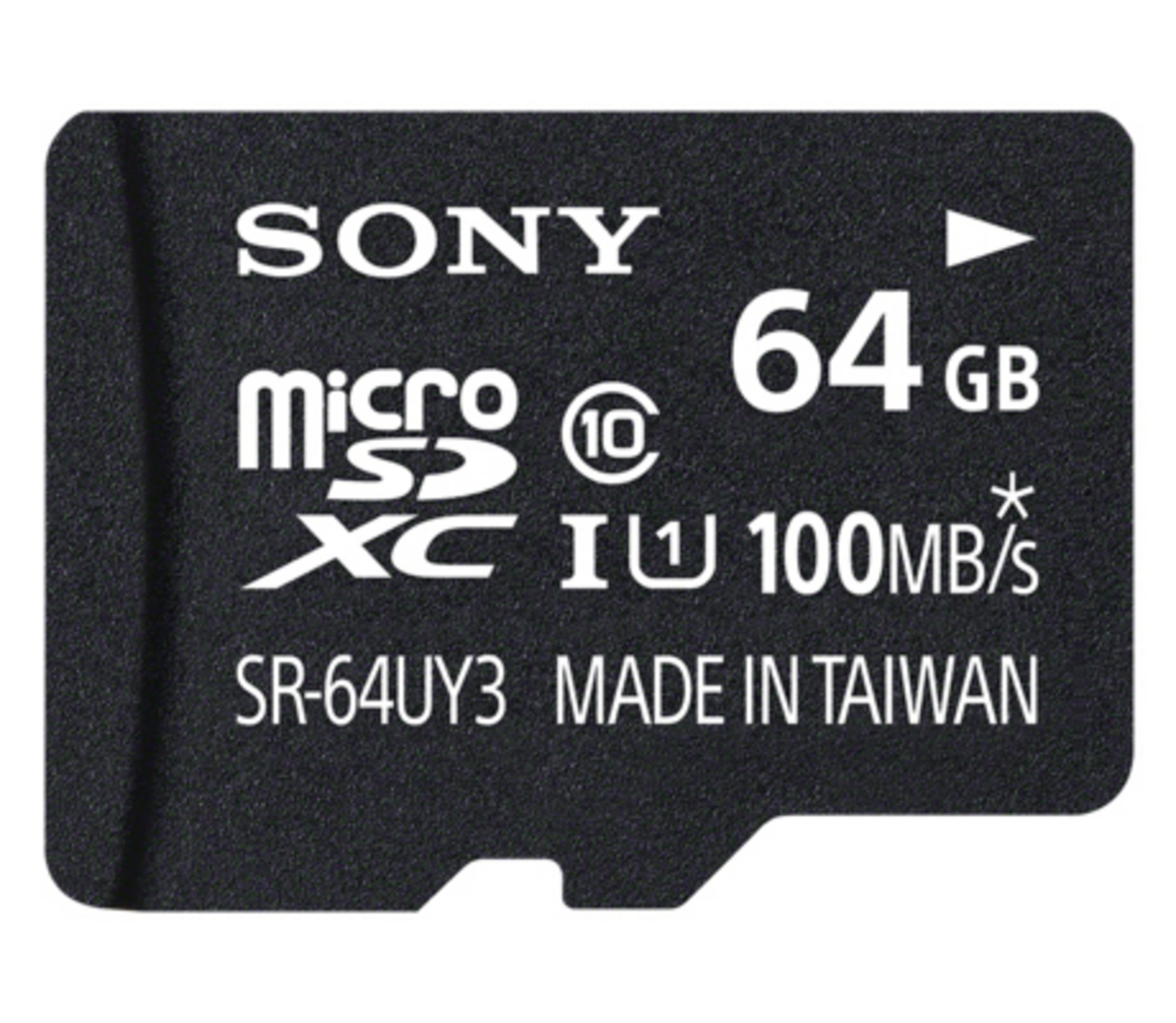 SONY SR64UYA-PHOTODE, Micro-SDXC Speicherkarte, 64 MB/s GB, 100