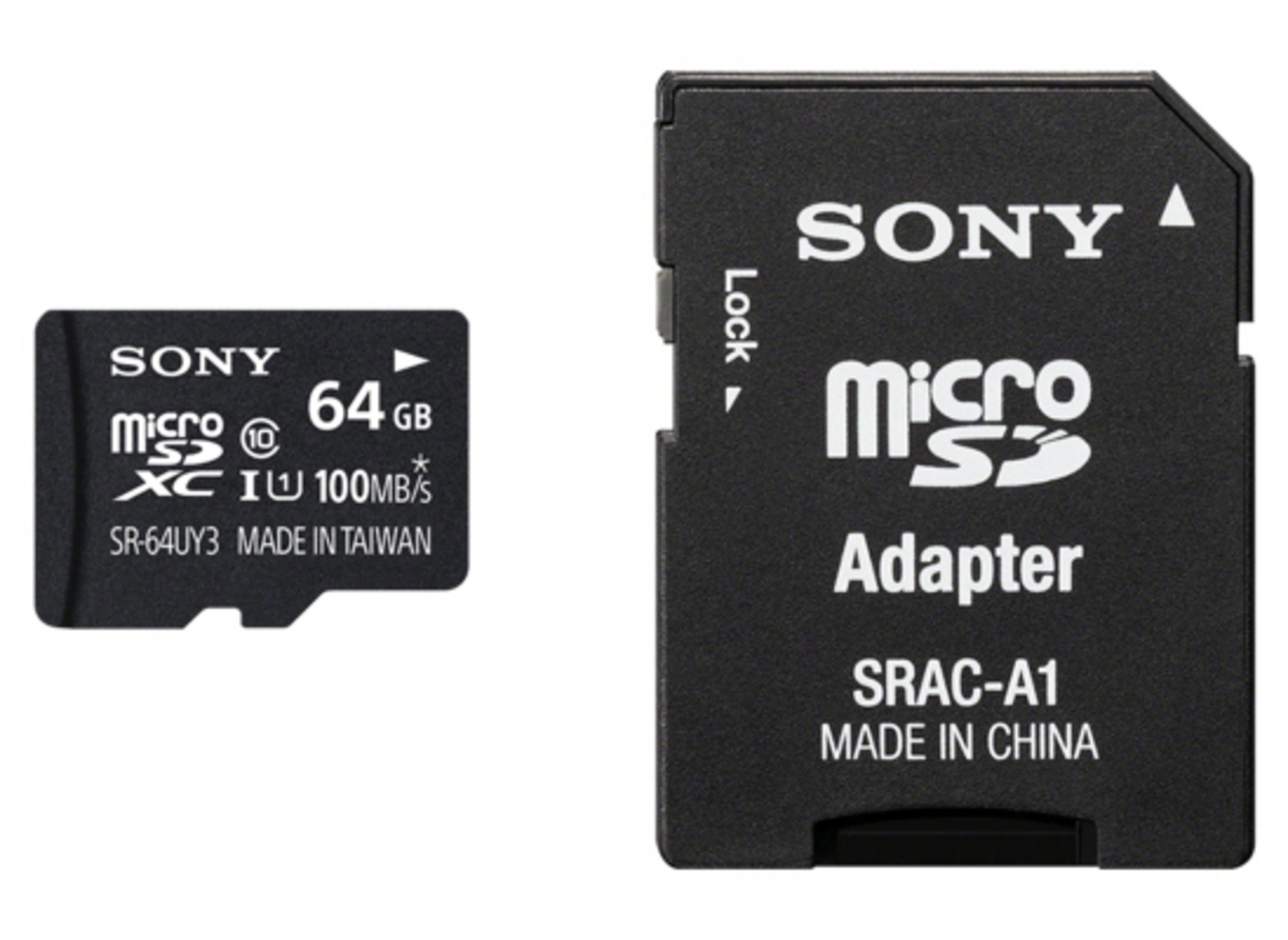 SR64UYA-PHOTODE, GB, SONY Speicherkarte, 64 Micro-SDXC MB/s 100