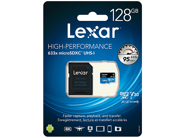 LEXAR 633X microSDHC, microSDXC, microSD 128 GB Hafıza Kartı Fiyat