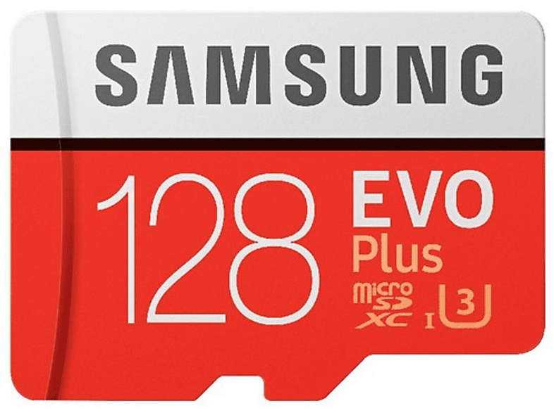 SAMSUNG MB-MC128GA-EU 128GB MICROSD EVO PLUS, Micro-SDXC Speicherkarte, 128 GB, 100 MB/s