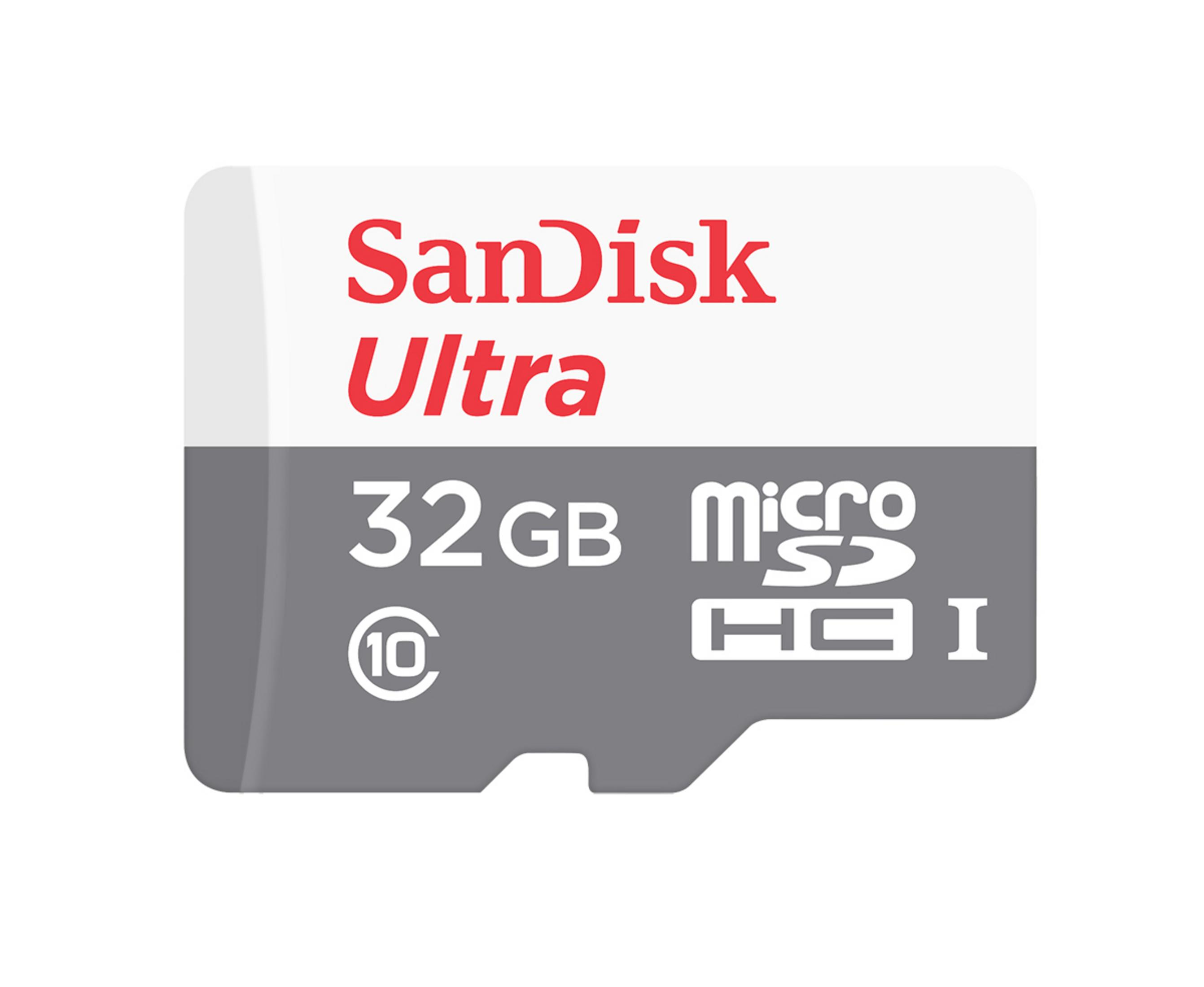 GB, 173462 Speicherkarte, 32 80 MB/s 80MB+A, MSDHC UL. 32GB Micro-SDHC UHS-I SANDISK