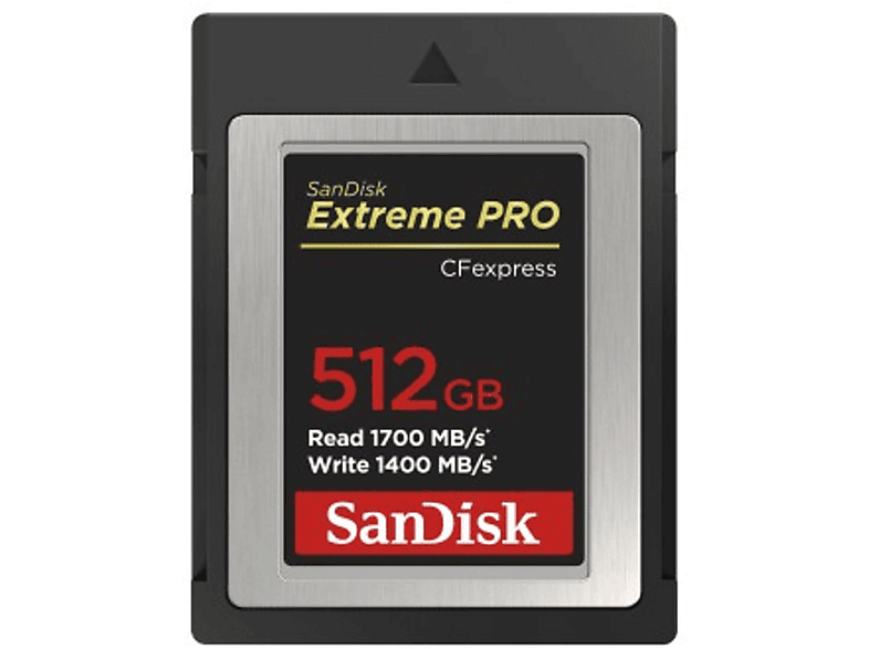 SANDISK SDCFE-512G-GN4NN CF EXPR. EXTR. PRO, CFexpress Speicherkarte, 512 GB, 1700 MB/s