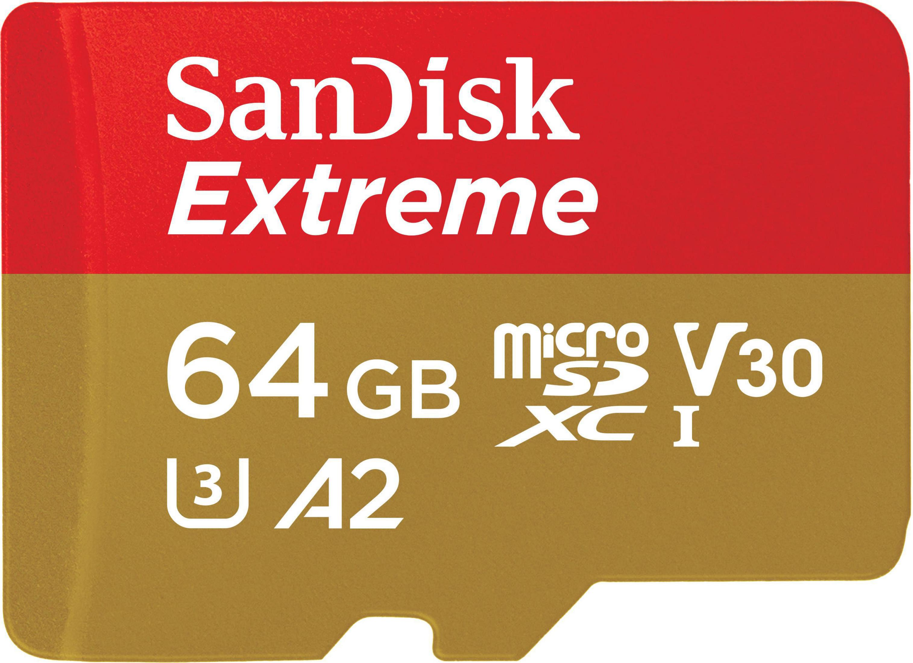 MSDXC SDSQXAH-064G-GN6GN EXTR.64GB, Speicherkarte, GB, Micro-SDXC 64 SANDISK MB/s 170