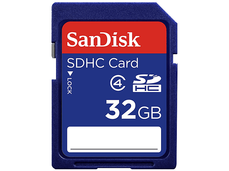 SANDISK SDSDB-032G-B35 SDHC 32GB CLASS 4, SDHC Speicherkarte, 32 GB, 15 MB/s