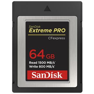 SANDISK 183592 CF EXPR. EXTR. PRO 64GB, XQD Speicherkarte, 64 GB, 1500 MB/s