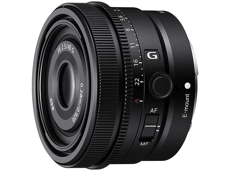 SEL mm Circulare Blende, mm IF, G-Lens, Sony FHB, 40 - Schwarz) F25G für f/2.5 40 SONY 40 (Objektiv E-Mount, DMR
