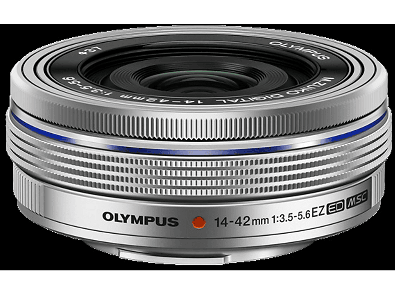 OLYMPUS V314070SE M.ZUIKO DIG. 14-42MM EZ 3,5-5,6 SILBER 14 mm - 42 mm f/3.5 (Weitwinkel), f/5.6 (Tele) ED, MSC (Objektiv für Micro-Four-Thirds, Silber)