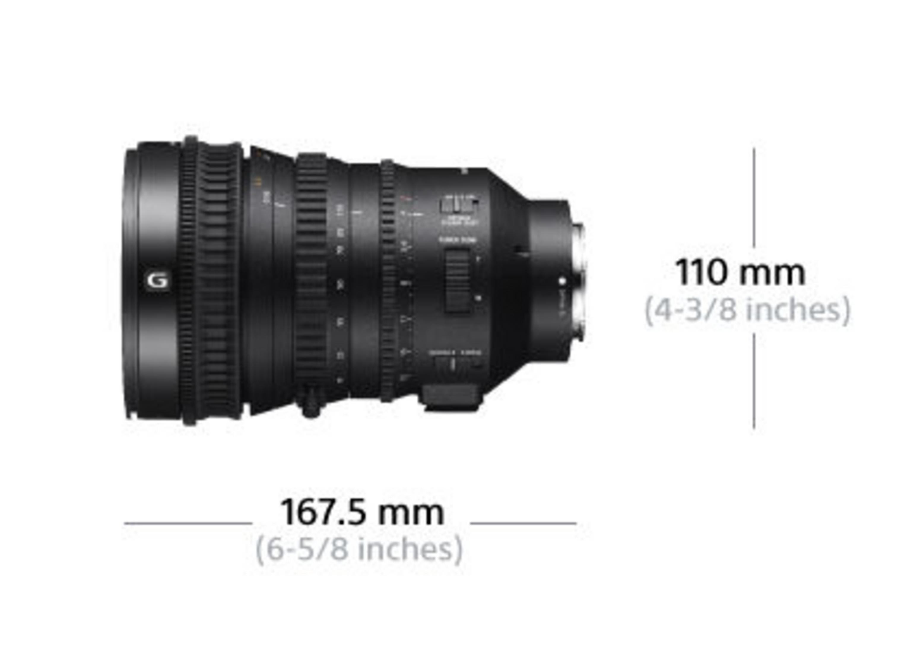 für G-Lens, G (Objektiv mm OSS, DMR (F4) Sony 18-110MM 18 POWERZOOM FE - Blende, SEL-P Schwarz) Circulare mm 110 E-Mount, G-OBJEKTI 18110 f/4.0 SONY