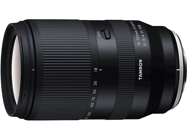 Objetivo EVIL | TAMRON B061X, 18 mm, 300 mm, 125,8 mm, Negro | MediaMarkt