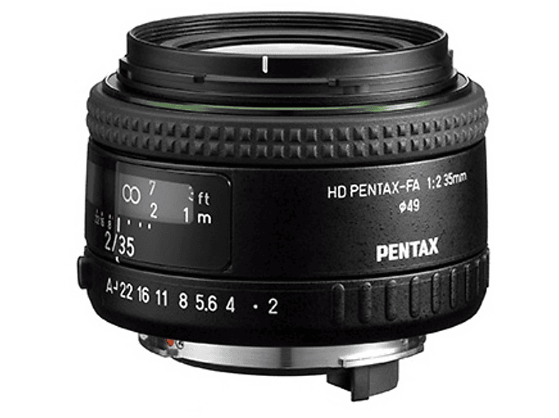 PENTAX 22860 FA 35MM F2 AL - 35 mm f./2.0 SP (Objektiv für Pentax K-Mount, Schwarz)