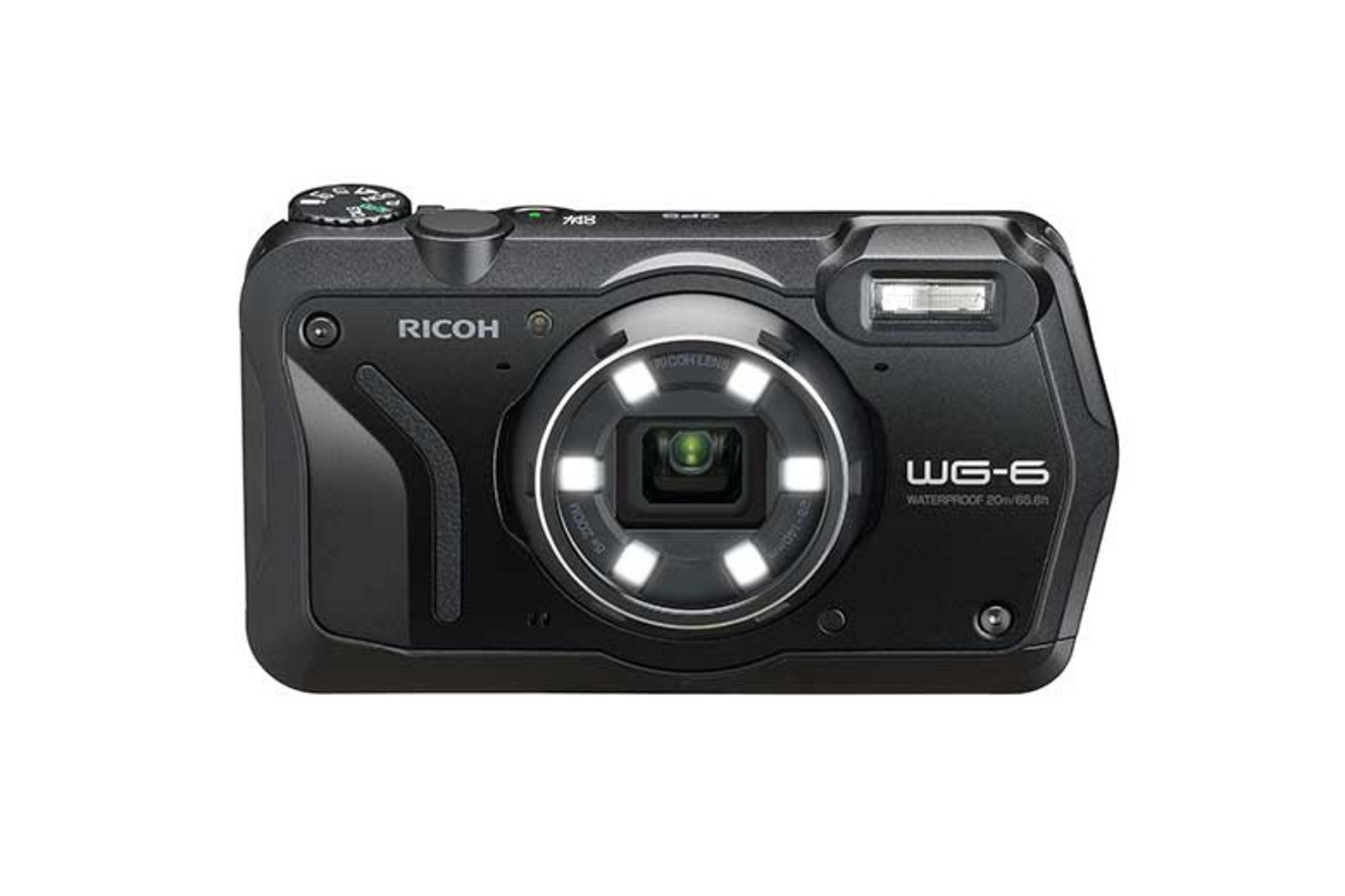 5x RICOH WG Kompaktkamera Display 6 Zoll opt. Schwarz, SCHWARZ Zoom, 3 TFT-Farb