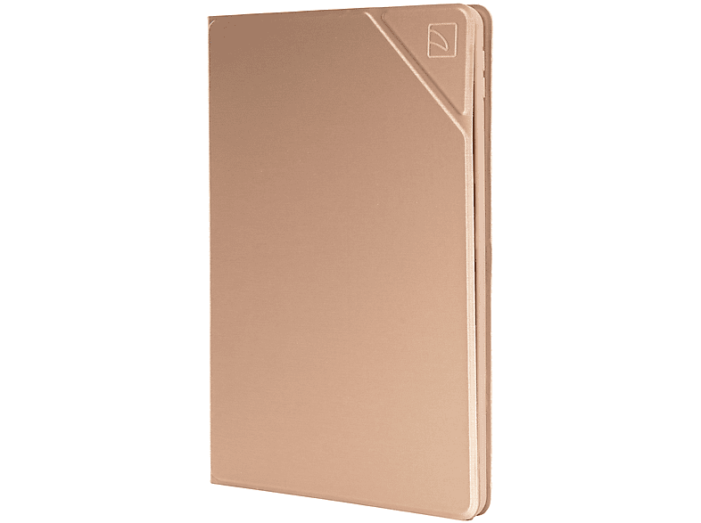 TUCANO IPD102MT-GL Tablethülle Bookcover für Apple Kunststoff mit Metal-Brush Design, Rosé Gold