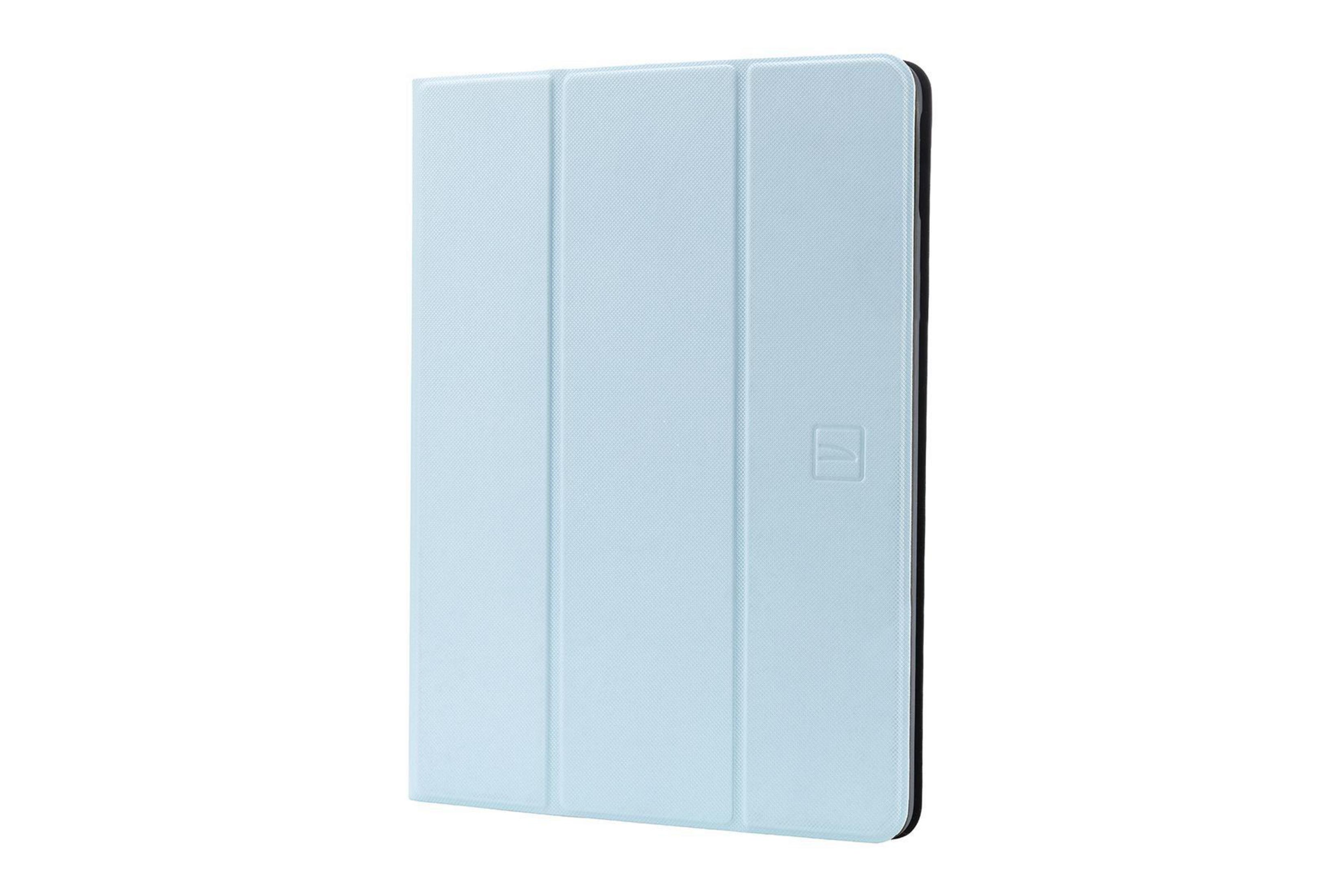 TUCANO IPD102UPP-Z Tablethülle Bookcover für Apple Design, Metal-Brush Himmelblau mit Kunststoff